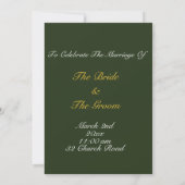 Celtic Pattern Wedding Invitations Kaart (Achterkant)