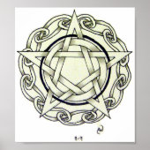 Celtic Pentacle Poster (Voorkant)