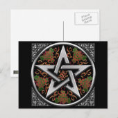 Celtic Pentagram Briefkaart (Voorkant / Achterkant)