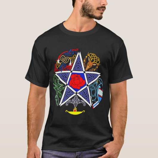 Celtic Pentagram T-shirt (Voorkant)