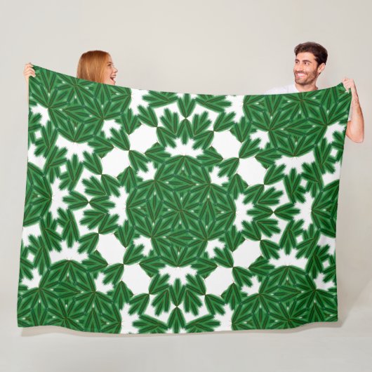 Celtic Pines Fleece Blanket (3 maten) (In situ)