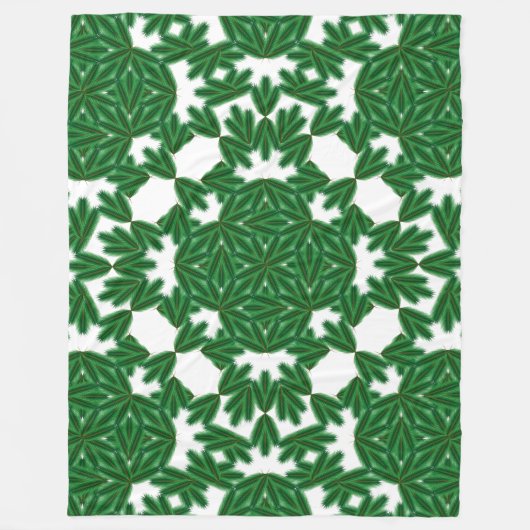 Celtic Pines Fleece Blanket (3 maten) (Voorkant)