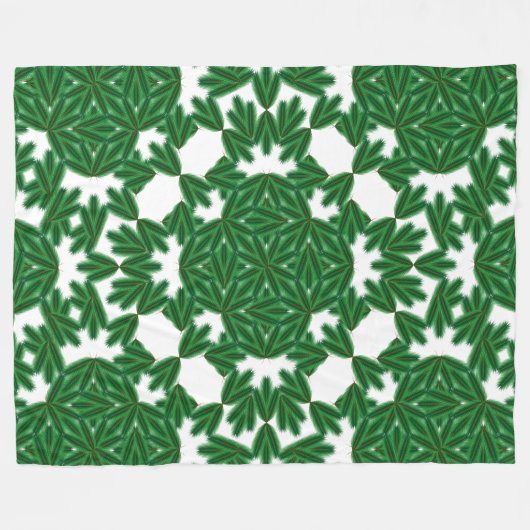 Celtic Pines Fleece Blanket (3 maten) (Voorkant (Horizontaal))