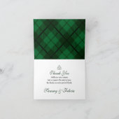 Celtic Plaid Dank u kaarten (Binnen)