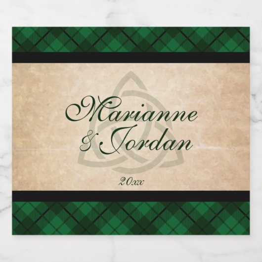 Celtic Play Bier Etiket (Enkel label)