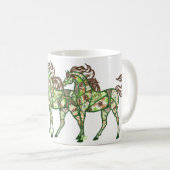 Celtic Prancing Horse Coffee Mok (Voorkant rechts)