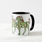 Celtic Prancing Horse Coffee Mok (Voorkant rechts)