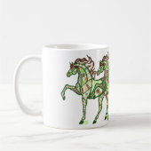 Celtic Prancing Horse Coffee Mok (Links)