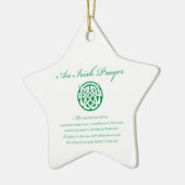 Celtic Prayer St. Patrick's Day Keramisch Ornament (Links)