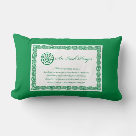 Celtic Prayer St. Patrick's Day Kussen (Voorkant)