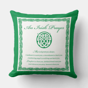 Celtic Prayer St. Patrick's Day Kussen