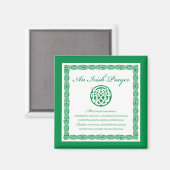 Celtic Prayer St. Patrick's Day Magneet (Voorkant / Achterkant)