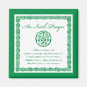 Celtic Prayer St. Patrick's Day Magneet (Voorkant)