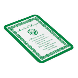 Celtic Prayer St. Patrick's Day Magneet