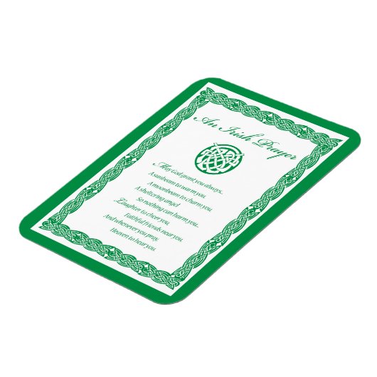 Celtic Prayer St. Patrick's Day Magneet (Linkerzijde)