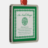 Celtic Prayer St. Patrick's Day Metalen Ornament (Rechts)