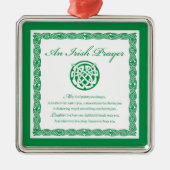 Celtic Prayer St. Patrick's Day Metalen Ornament (Voorkant)