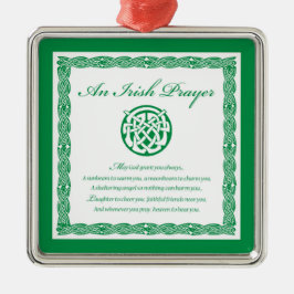 Celtic Prayer St. Patrick's Day Metalen Ornament