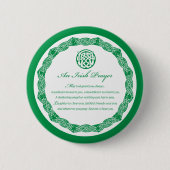 Celtic Prayer St. Patrick's Day Ronde Button 5,7 Cm (Voorkant)