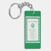 Celtic Prayer St. Patrick's Day Sleutelhanger (Voorkant Links)
