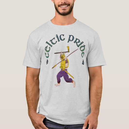 Celtic Pride Shirt Celtic Warrior  (Voorkant)