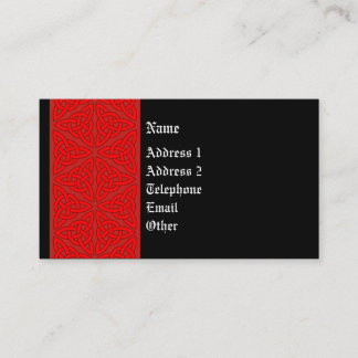 Celtic Profile Card - Reds Visitekaartje