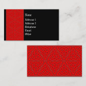 Celtic Profile Card - Reds Visitekaartje (Voorkant / Achterkant)