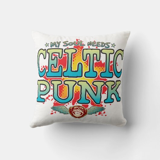 Celtic Punk Soul Cushion Kussen (Achterkant)