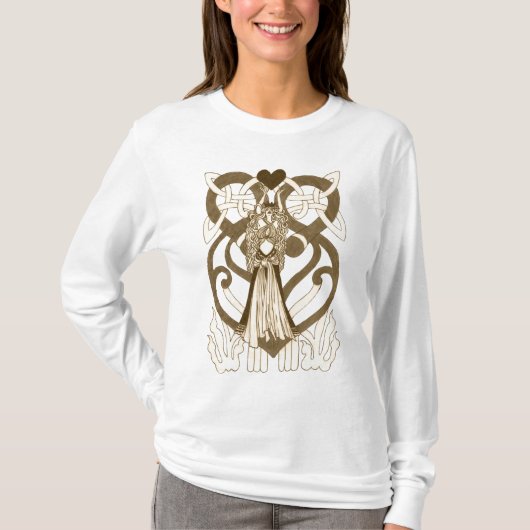Celtic Queen of Hearts T-shirt (Voorkant)