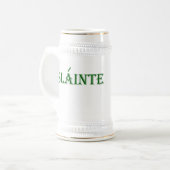 Celtic Quest "Slainte" Beer Stein Bierpul (Voorkant links)