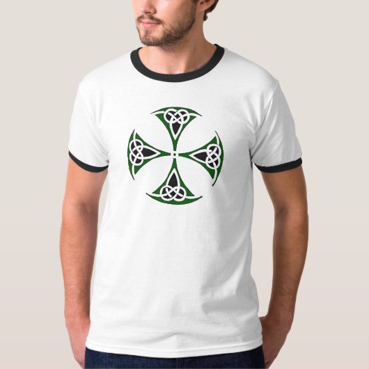 Celtic Quest "Slainte" Ringer T-shirt (Voorkant)