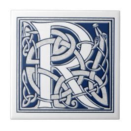 Celtic R Monogram Tegeltje
