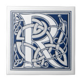 Celtic R Monogram Tegeltje (Voorkant)