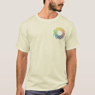 Celtic Rainbow Knotwork Rings T-shirt