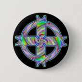 Celtic Rainbow Spiral Button (Voorkant)