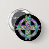 Celtic Rainbow Spiral Button (Voorkant /achterkant)
