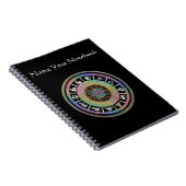 Celtic Rainbow Zodiac Mandala-laptop Notitieboek (Rechterzijde)