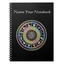 Celtic Rainbow Zodiac Mandala-laptop