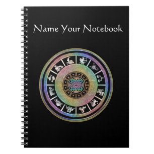 Celtic Rainbow Zodiac Mandala-laptop Notitieboek