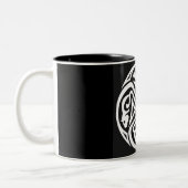 Celtic Rats Cirkel Tweekleurige Koffiemok (Links)