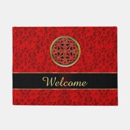 Celtic Red Lace Welkomstklep Deurmat