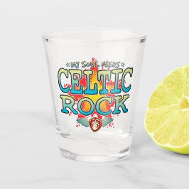 Celtic Rock Soul Shot Glass Glas