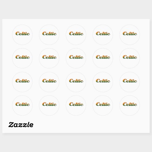 Celtic Ronde Sticker (Vel)
