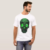 Celtic Rune Skull T-shirt (Voorkant volledig)