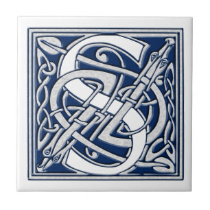 Celtic S Monogram Tegeltje