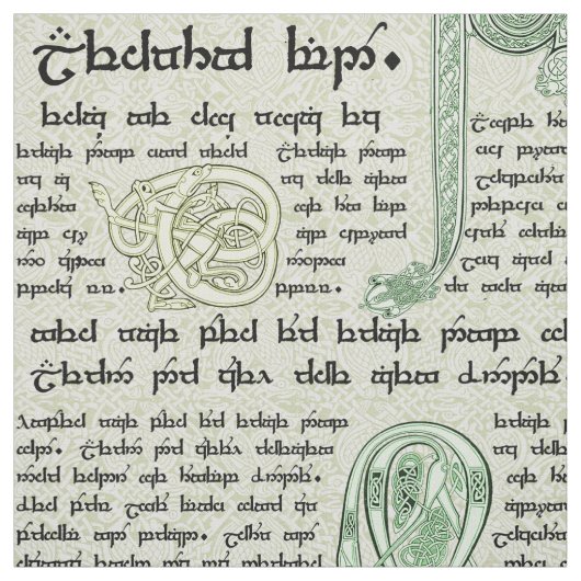 Celtic Sampler in Green Stof (Swatch)