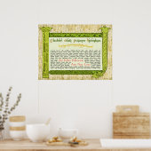 Celtic Sampler Poster (Keuken)