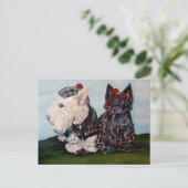 Celtic Scottish Terriers Briefkaart (Staand voorkant)