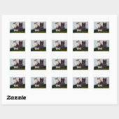 Celtic Scottish Terriers Vierkante Sticker (Vel)