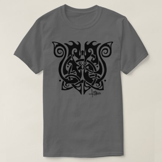 Celtic Seahorse Celtic Knotwork T-shirt (Design voorkant)
